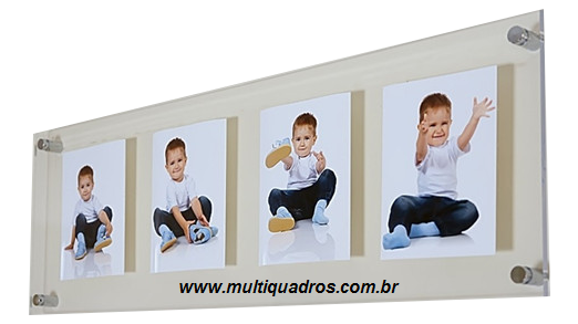 Quadro de Vidro Tipo Sanduíche com Prolongador